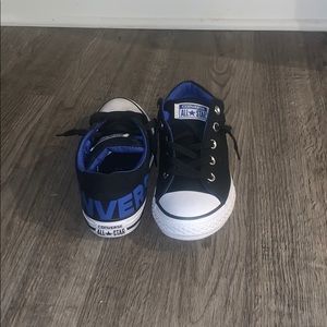 Boys Blue and Black Converse